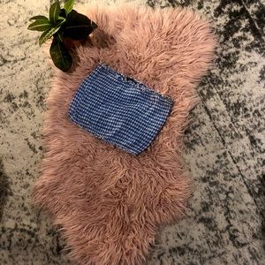 Lulus gingham tube top